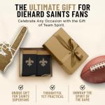 For Bare Feet NFL NEW ORLEANS SAINTS MVP Crew Sock Team Color Medium