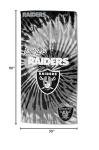 Northwest NFL Las Vegas Raiders Unisex-Adult Beach Towel, 30" x 60", Psychedelic