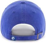 47 NHL Team Color Alternate Primary Logo Clean Up Adjustable Cap Dad Hat, Adult One Size Fits All - Tampa Bay Lightning Blue
