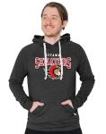 Ottawa Senators NHL Officially Licensed Tri-Blend Hooded Sweatshirt High Sticking, Large