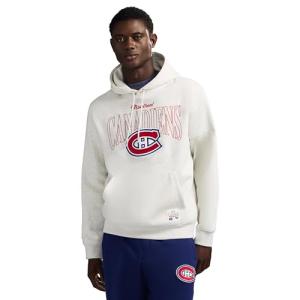 GAME 7 x NHL Men's Officially Licensed Long Sleeve Pullover Hoodie Fleece Sweatshirt Oatmeal