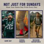 For Bare Feet NFL NEW ORLEANS SAINTS MVP Crew Sock Team Color Medium