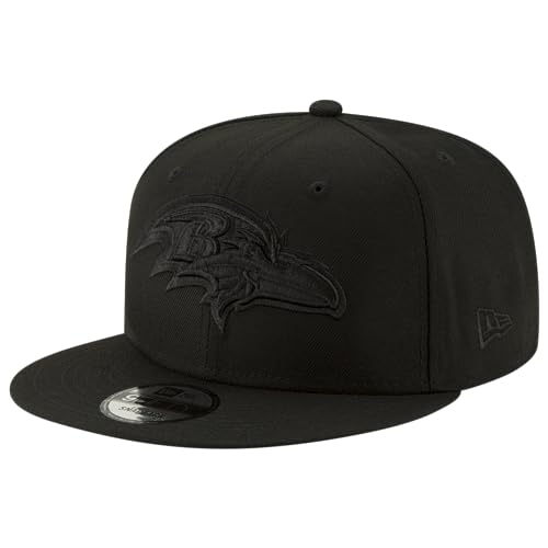 Baltimore Ravens Black On Black Snapback Hat
