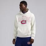 GAME 7 x NHL Men's Officially Licensed Long Sleeve Pullover Hoodie Fleece Sweatshirt Oatmeal