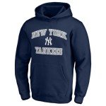 Outerstuff MLB Kids Youth 8-20 Official City Headline Arch Logo Fleece Lined Pullover Hoodie Sweatshirt (US, Numeric, 10, 12, Regular, New York Yankees - Navy)