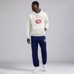 GAME 7 x NHL Men's Officially Licensed Long Sleeve Pullover Hoodie Fleece Sweatshirt Oatmeal