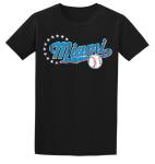 J2 Sport Miami Baseball T-Shirt – Men & Women Short Sleeve T Shirt Tee Tshirt