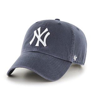 '47 MLB Vintage Navy Clean Up Adjustable Hat, Adult (New York Yankees Navy), One Size
