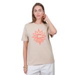 Ultra Game WNBA Official Womens Super Soft Fashion T-Shirt, Connecticut Sun, Sand, Small