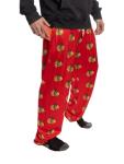 Calhoun NHL Surf & Skate Men's Scatter Print Team Logo Pajama Pants (Medium, Chicago Blackhawks)