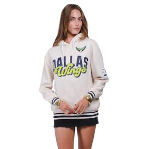 Ultra Game Unisex WNBA Official Super Soft Kaleido Hoodie Sweatshirt, Dallas Wings, Oatmeal Heather, Small