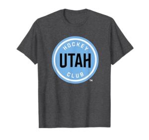 Utah Hockey Club Icon Dark Heather Officially Licensed T-Shirt