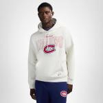 GAME 7 x NHL Men's Officially Licensed Long Sleeve Pullover Hoodie Fleece Sweatshirt Oatmeal