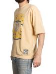 Calhoun NHL Surf & Skate Mens Garment Dyed Vintage Boxy Fit Oversized Soft Retro T-Shirt (Pittsburgh Penguins, X-Large)
