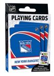 MasterPieces Family Games - NHL New York Rangers Playing Cards - Officially Licensed Playing Card Deck for Adults, Kids, and Family - Fun Entertainment for Kids and Adults - Educational and Engaging