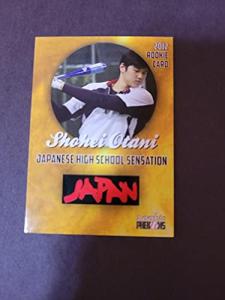 2012 first rookie card Shohei Otani LA Angels Japanese High School card