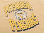 Calhoun NHL Surf & Skate Mens Garment Dyed Vintage Boxy Fit Oversized Soft Retro T-Shirt (Pittsburgh Penguins, X-Large)