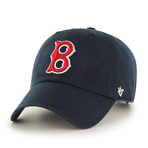 '47 MLB Cooperstown Clean Up Adjustable Hat, Adult (Boston Red Sox Cooperstown Navy)