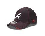 MLB Atlanta Braves Neo Fitted Baseball Cap, Small/Medium, Navy