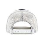 47 MLB Team Color Primary Logo Mesh Trucker Snapback Adjustable Hat Cap, Adult One Size Fits All - Chicago White Sox Black