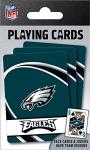 MasterPieces - NFL Playing Cards, Officially Licensed Philadelphia Eagles Football Deck, Family Games for Adults and Kids, Standard Index