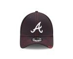 MLB Atlanta Braves Neo Fitted Baseball Cap, Small/Medium, Navy