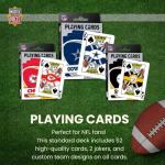 MasterPieces - NFL Playing Cards, Officially Licensed Philadelphia Eagles Football Deck, Family Games for Adults and Kids, Standard Index