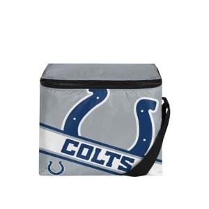 FOCO Indianapolis Colts Big Logo Stripe 6 Pack Cooler