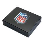 Rico Industries NFL Football Washington Commanders Brown Laser Engraved Faux Leather Trifold