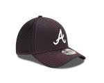 MLB Atlanta Braves Neo Fitted Baseball Cap, Small/Medium, Navy