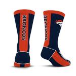 For Bare Feet NFL DENVER BRONCOS MVP Crew Sock Team Color Youth
