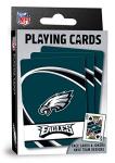MasterPieces - NFL Playing Cards, Officially Licensed Philadelphia Eagles Football Deck, Family Games for Adults and Kids, Standard Index