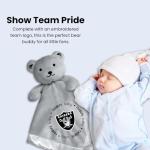 Baby Fanatic - NFL Baby Security Blanket Bear Snuggle Toy for Newborn Boy Girl Unisex Stuffed Animal Officially Licensed Tampa Bay Buccaneers Football