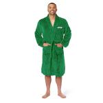Northwest NFL New York Jets Retro Adult Unisex Silk Touch Bathrobe, Large/X-Large, Green, Officially Licensed Loungewear, Soft Plush Polyester