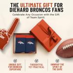 For Bare Feet NFL DENVER BRONCOS MVP Crew Sock Team Color Youth