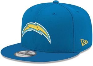New Era NFL 9FIFTY Team Color Adjustable Snapback Hat Cap - One Size Los Angeles Chargers Powder Blue