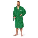 Northwest NFL New York Jets Retro Adult Unisex Silk Touch Bathrobe, Large/X-Large, Green, Officially Licensed Loungewear, Soft Plush Polyester