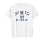 Buffalo Sabres Vintage Hockey White NHL Officially Licensed T-Shirt