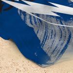Northwest NHL Tampa Bay Lightning Oversized Microfiber Beach Towel, 40 x 72 Inches – Quick Dry, Sand Resistant, Lightweight, Highly Absorbent, Distorter Design