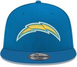 New Era NFL 9FIFTY Team Color Adjustable Snapback Hat Cap - One Size Los Angeles Chargers Powder Blue