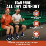 For Bare Feet NFL DENVER BRONCOS MVP Crew Sock Team Color Youth