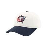 Columbus Blue Jackets NHL Officially Licensed Adjustable Hat Scholarship Icon White