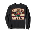 Minnesota Wild Stripe Black Officially Licensed Sweatshirt