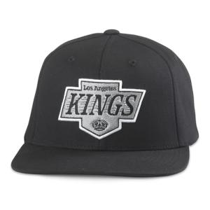 AMERICAN NEEDLE Unisex Los Angeles Kings Officially Licensed NHL Archive 400 Adjustable Snapback Baseball Hat (EM008A-LAK-BLK)