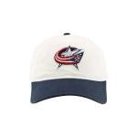 Columbus Blue Jackets NHL Officially Licensed Adjustable Hat Scholarship Icon White