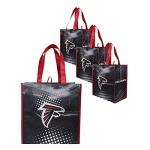 FOCO Atlanta Falcons NFL 4 Pack Reusable Shopping Bag