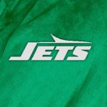Northwest NFL New York Jets Retro Adult Unisex Silk Touch Bathrobe, Large/X-Large, Green, Officially Licensed Loungewear, Soft Plush Polyester