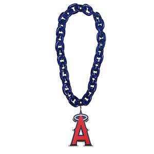 Los Angeles Angels 3D Fan Chain Necklace - Blue Chain