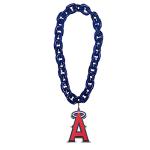 Los Angeles Angels 3D Fan Chain Necklace - Blue Chain