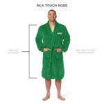Northwest NFL New York Jets Retro Adult Unisex Silk Touch Bathrobe, Large/X-Large, Green, Officially Licensed Loungewear, Soft Plush Polyester